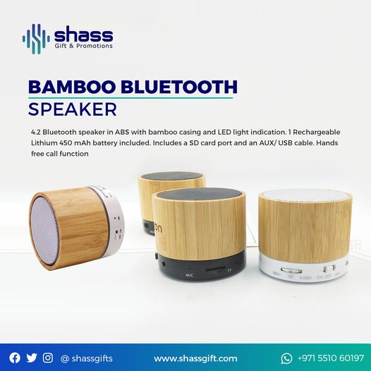 Stylish Eco Friendly Bluetooth Speaker