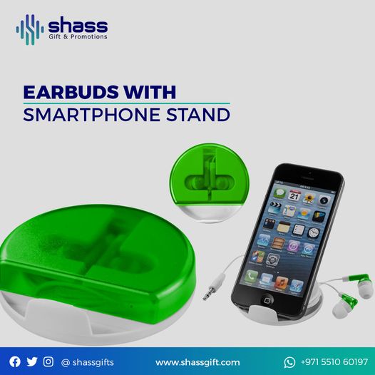 Ear Buds With Phone Stand