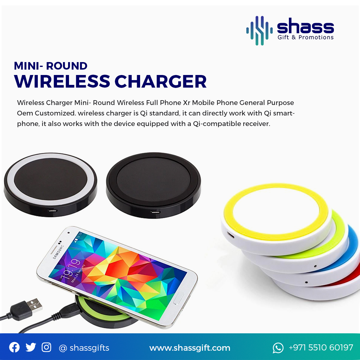 Mini Round Wireless Charger