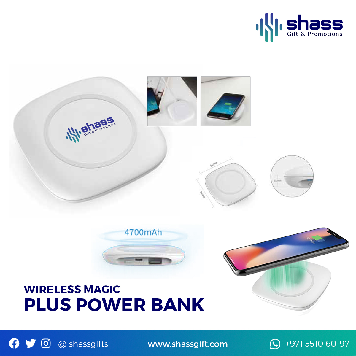 Wireless Magic Plus Power Bank