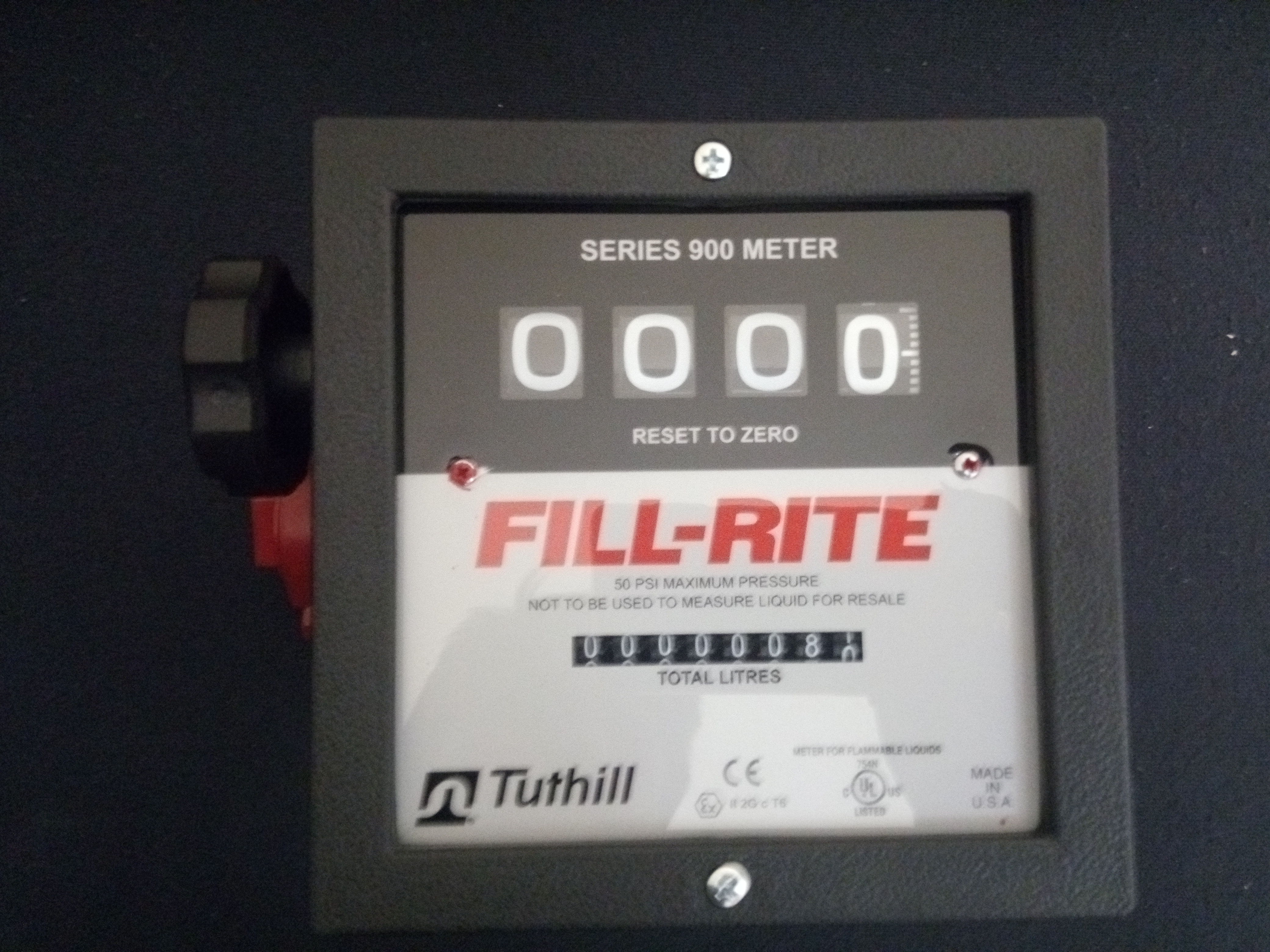 FILLRITE MECHANICAL 4 DIGIT FLOW METER / FR901 SERIES